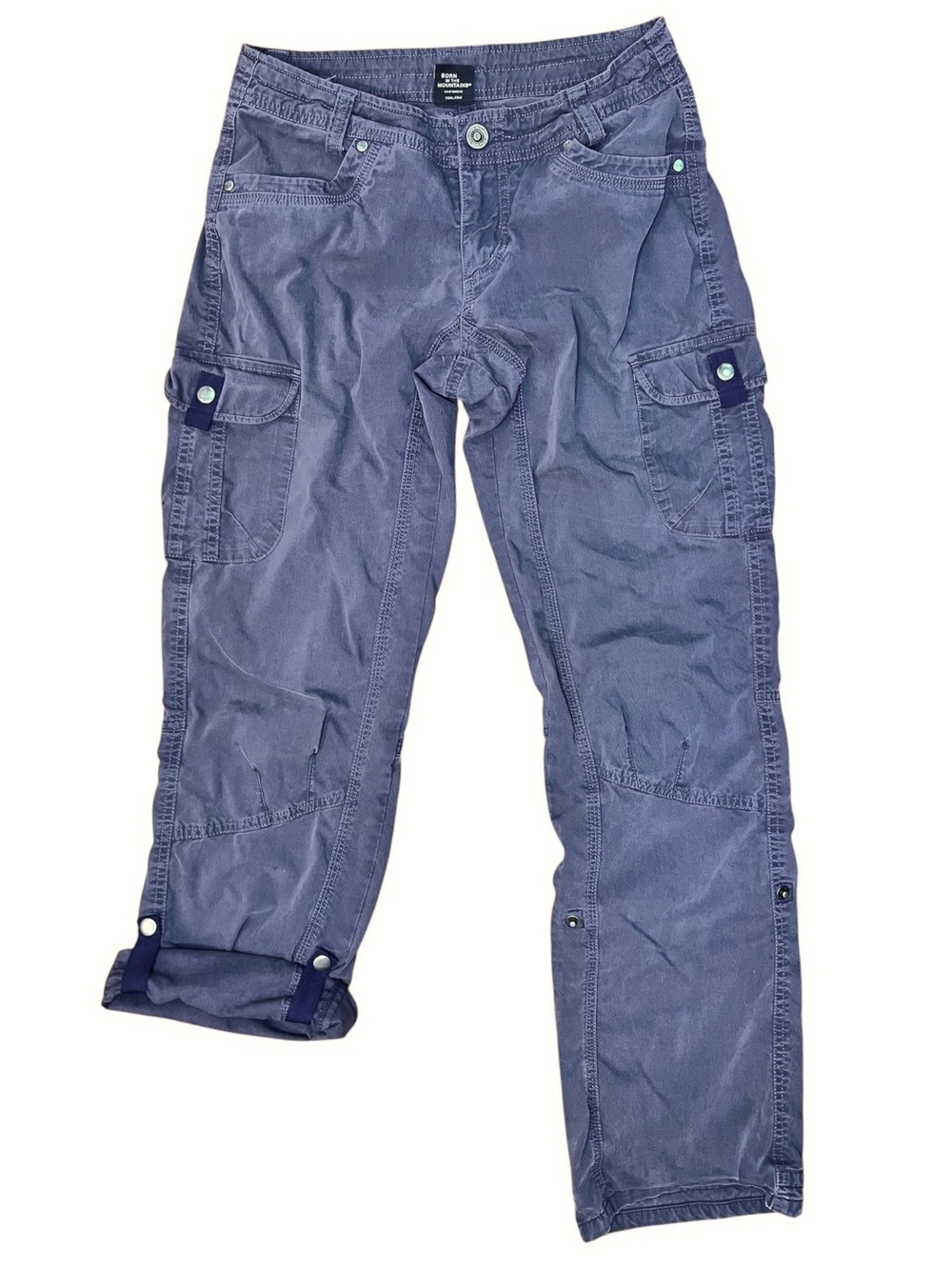 KUHL Splash Roll Up Cargo Hiking Pants Gray Size 4 Regular Convertible Gorpcore